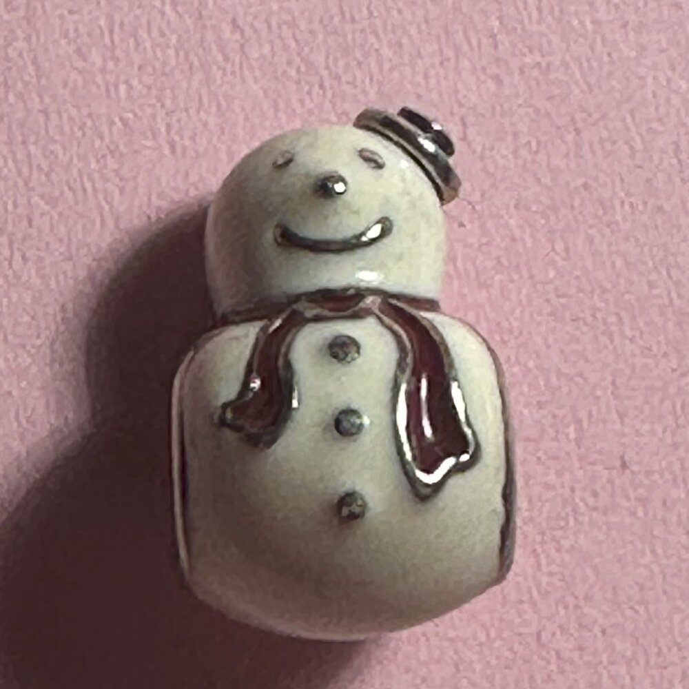 Happy Snowman Charm